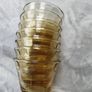 Vintage(70s) Amber Glass Custard Cups or Ramekins Image 6