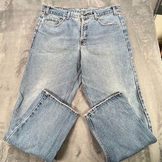 Vintage Levi's 643 Jeans Blue Mens W37 L30 90s Orange Tab Straight Fit - Italy