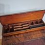 Inlaid walnut davenport desk and chair Image 2