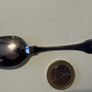 Antique Irish Georgian silver tea spoon Image 2