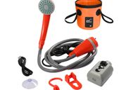 BRAND NEW Portable Camping Shower with 20L Collapsible Water Bucket Outdoor Shower