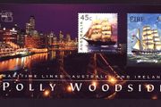 1999 Ireland Polly Woodside Joint Issue Commemorative Stamps Miniature Sheet Mint Never Hinged (MNH)