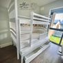 Solid Wooden Triple Bunk Beds Image 2