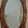 Old oak wall mirror Image 2