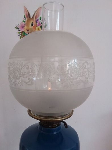 2 double burner oil lamps