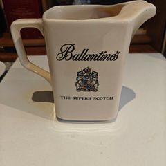 Old Ballantine's Scotch Whisky water pitcher made by Wade