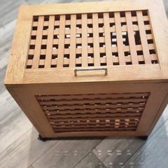 Wooden Storage Box on wheels