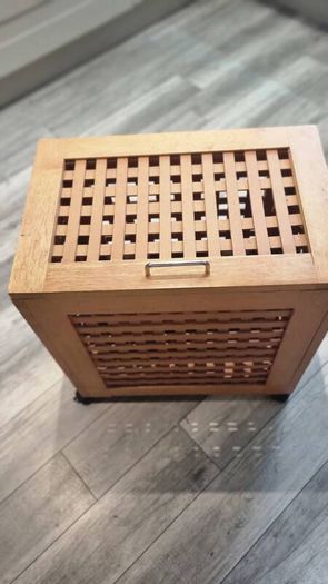 Wooden Storage Box on wheels