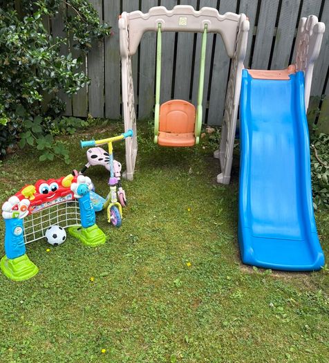 Swing Slide, scooter, scuttle bug, goal