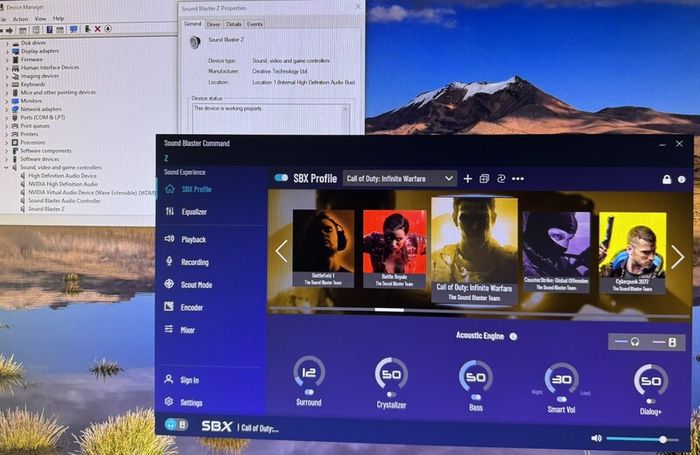 Creative Sound Blaster Z SBX Sound Card