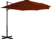Cantilever Umbrella with Aluminium Pole Terracotta 300 cm