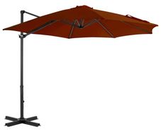 Cantilever Umbrella with Aluminium Pole Terracotta 300 cm