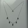 Inspired Messika station necklace 18k White gold Image 2
