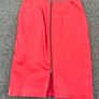 Niamh O'Neill designer red leather skirt Image 3