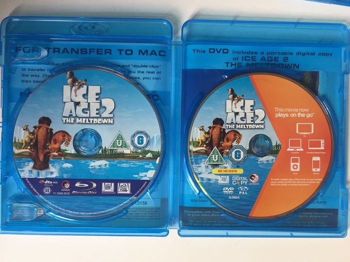 Ice Age (Blue Sky Studios) 2002-2012 (Movies 1-4) [Blu-ray 4x Animated Movies]