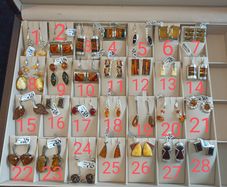 925 Sterling Silver Earrings with Baltic Amber.