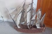 Vintage sailing ship,large model