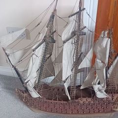 Vintage sailing ship,large model