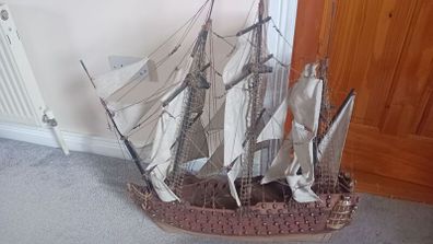 Vintage sailing ship,large model