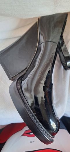 John Rocha Black Patent Shoes