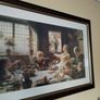 Framed Picture - Family Having Meal In An Old Farm House Image 4