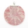 925 Silver Red Sunburst Statement Shell Pendant Image 4