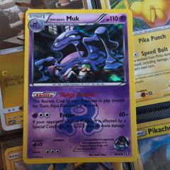 Team Aqua's Muk ! Holo Rare ! from Double Crisis Set ! 2015 ! Pokemon Card !