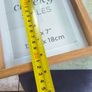 SET OF 2 MATCHING 7x5 Natural Oak Photo Frame Image 3