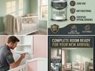 Nursery Painting & Baby Room Prep - 100% Non-Toxic Anti-Bacterial Paints - Dublin Image 2