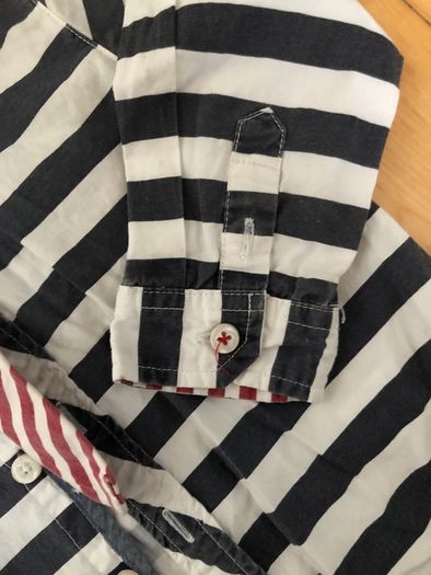 Mamas & Papas striped shirt and tie 2-3 years