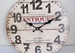 Brown Old Vintage Look Wall Antiques Shop Picture Art Deco Wall Clock (new)