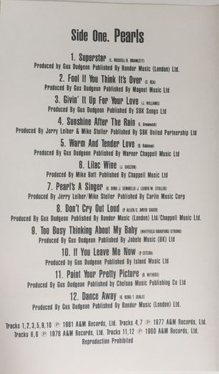Elkie Brooks [1982] Pearls & Pearls II