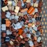 Lego Modified 1 x 2 brick with log profile Image 2