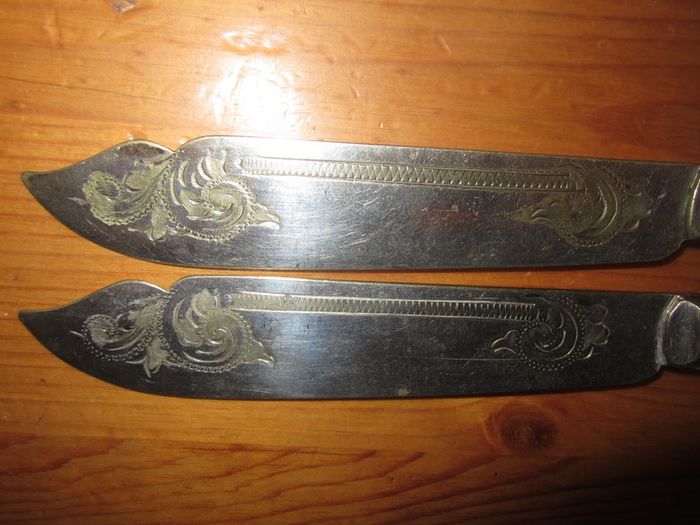 Vintage fish knives EPNS