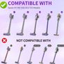 Anti-Tangle Replacement Head for Dyson V7V8V10V11V15 Vacuum Cleaner  50W High Torque Motorhead with LED Light,for Dyson V7 V8 V10 V11 V15 SV10 SV11 SV12 SV14,for Cleaning Hardwood Floors&Carpets Image 3