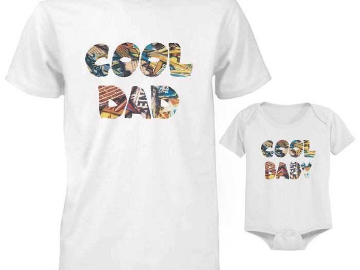 Funny Cute Daddy and Baby Matching T-Shirt and Bodysuit Set - Graffity