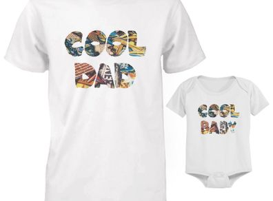 Funny Cute Daddy and Baby Matching T-Shirt and Bodysuit Set - Graffity
