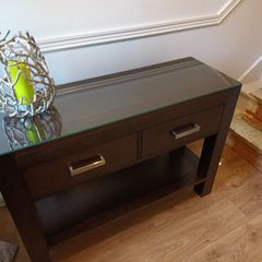 Dark wenga wood Hall/console table