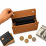Leather Wallet for Women Card Holder Purse, Multi Compartment Clutch Wallet Image 6