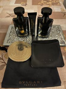 Rare Bvlgari Le Gemme Tygar Travel Set - New