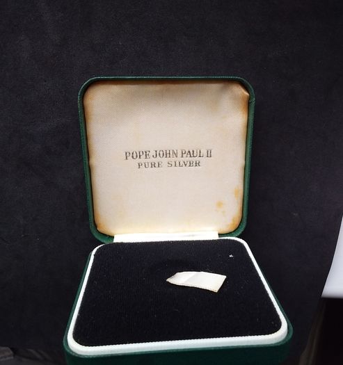 Pope John Paul II 1978 Inauguration Medallion Pure "Silver 1000" (Boxed and Mint)