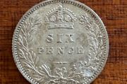 1887 Sixpence