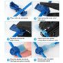 50pcs 25set T Type Terminal Blocks Wire and Cable Connection Clamps Quick and Non Stripping Plugs Cable Connectors Home Image 2