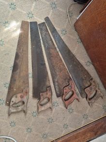 4 vintage saws