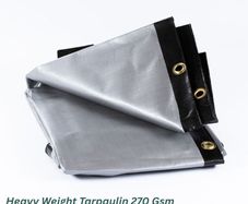 Heavy Weight Tarpaulin 2.4m x 3m (8' -10') 270gsm
