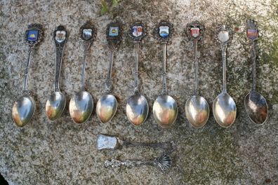 Collectable Spoons (several sterling silver)