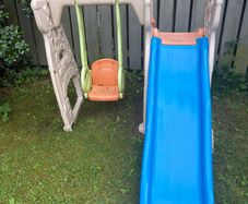 Baby/toddler Swing and slide set