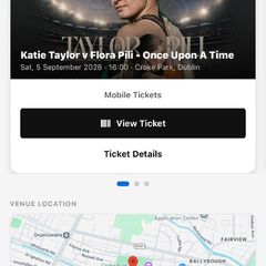Katie Taylor V Flora tickets