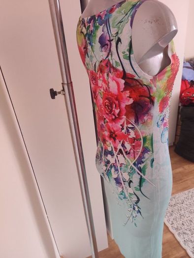 Crimson Ivy USA midi floral dress size UK10 EU38 Postage included