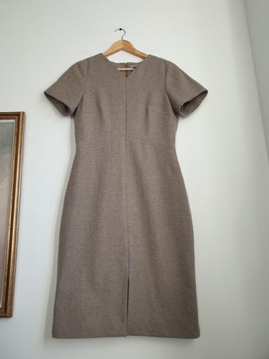 Cos Cashmere/wool Blend Dress Size Uk 10